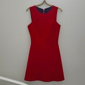 Zara dress in dark carmine red